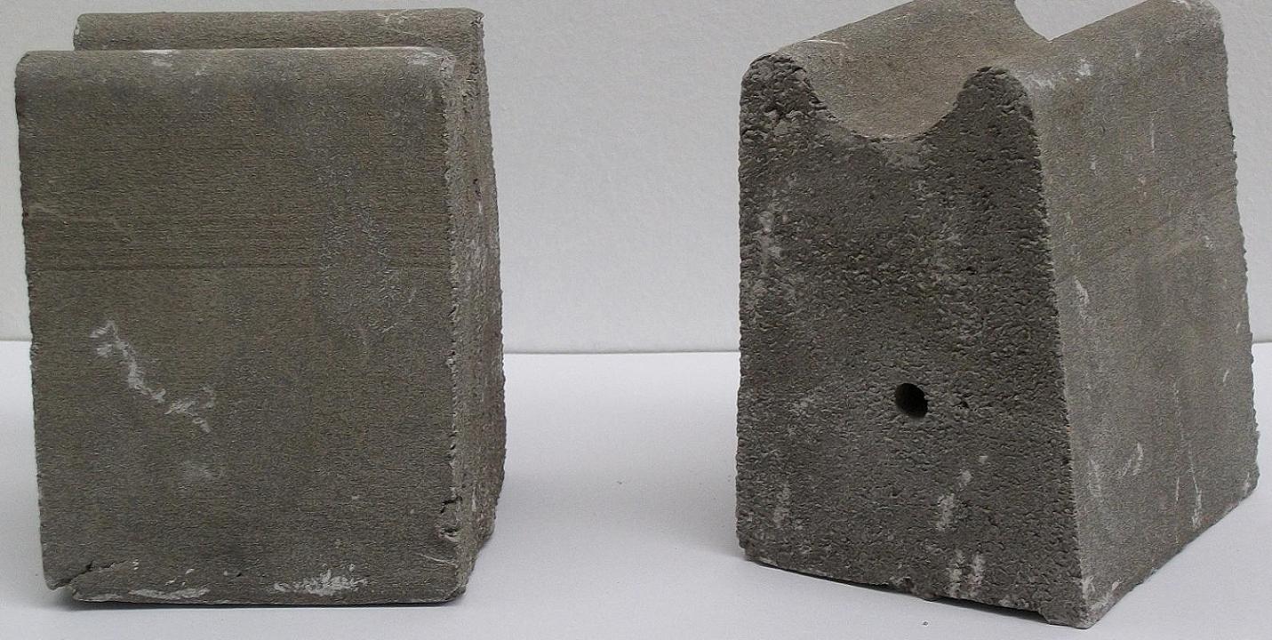 Fibre cement spacers or cover blocks, espaçadores de vergalhão de fibrocimento